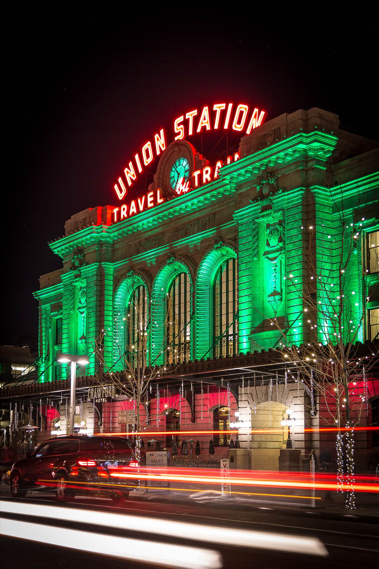 Denver Union Station at Christmas 2 Christmas in Denver Scott Smith